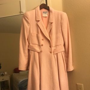 Chanel tweed coat dress